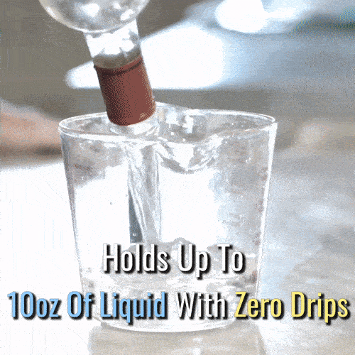 Holds up to 1 Ounce of Liquid with Zero Drips